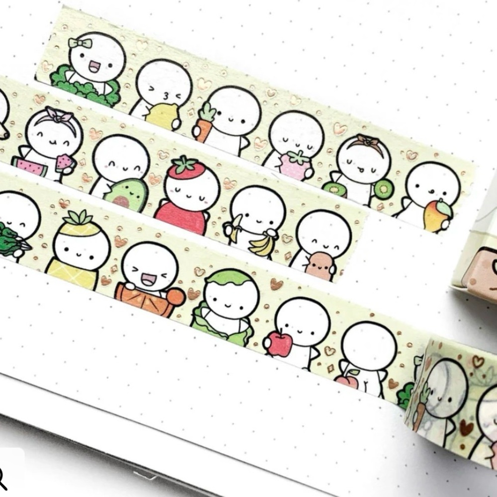 TheCoffeeMonsterzCo TCMC Sweet Treats and Fruits & Veggies Washi - 15mm